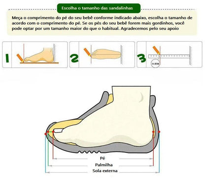 Sandalinha Sweet Pilot para bebês